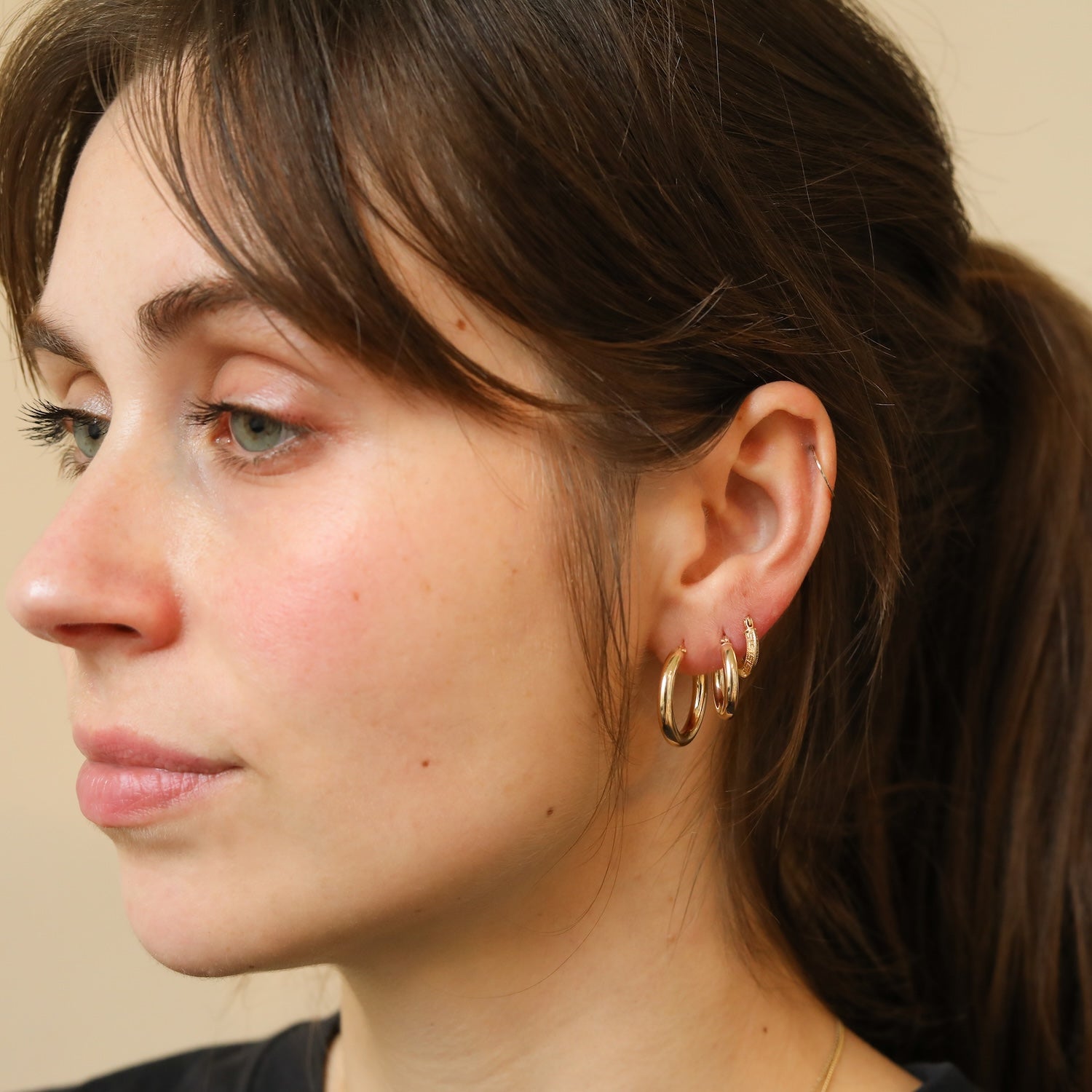 14K Gouden Creolen | 16 mm